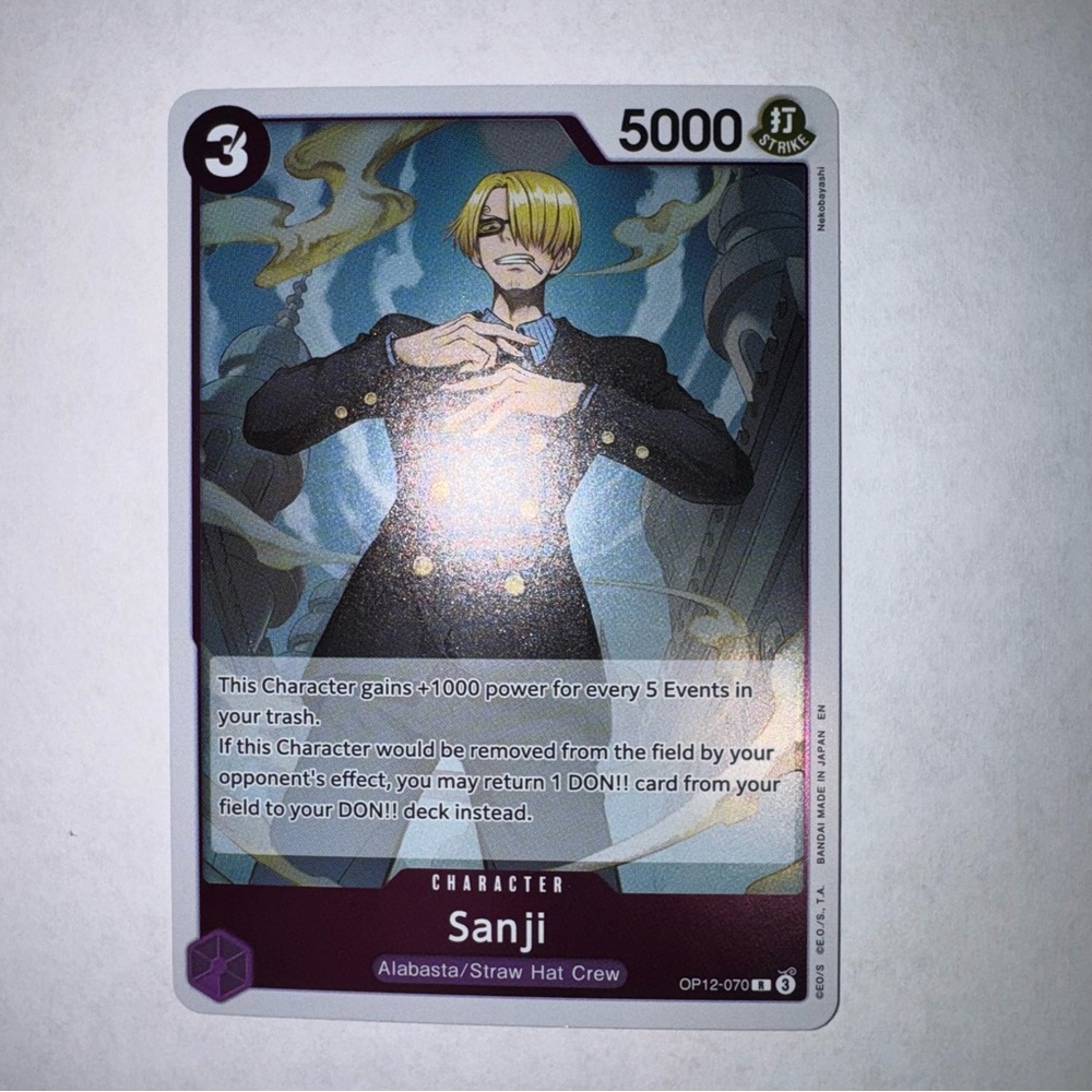 Sanji (070) OP12-070 Legacy of the Master Foil